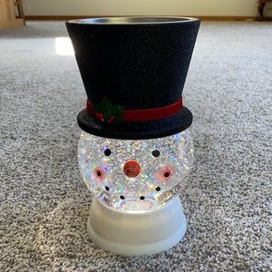 Brand new bath and body works snowman waterglobe